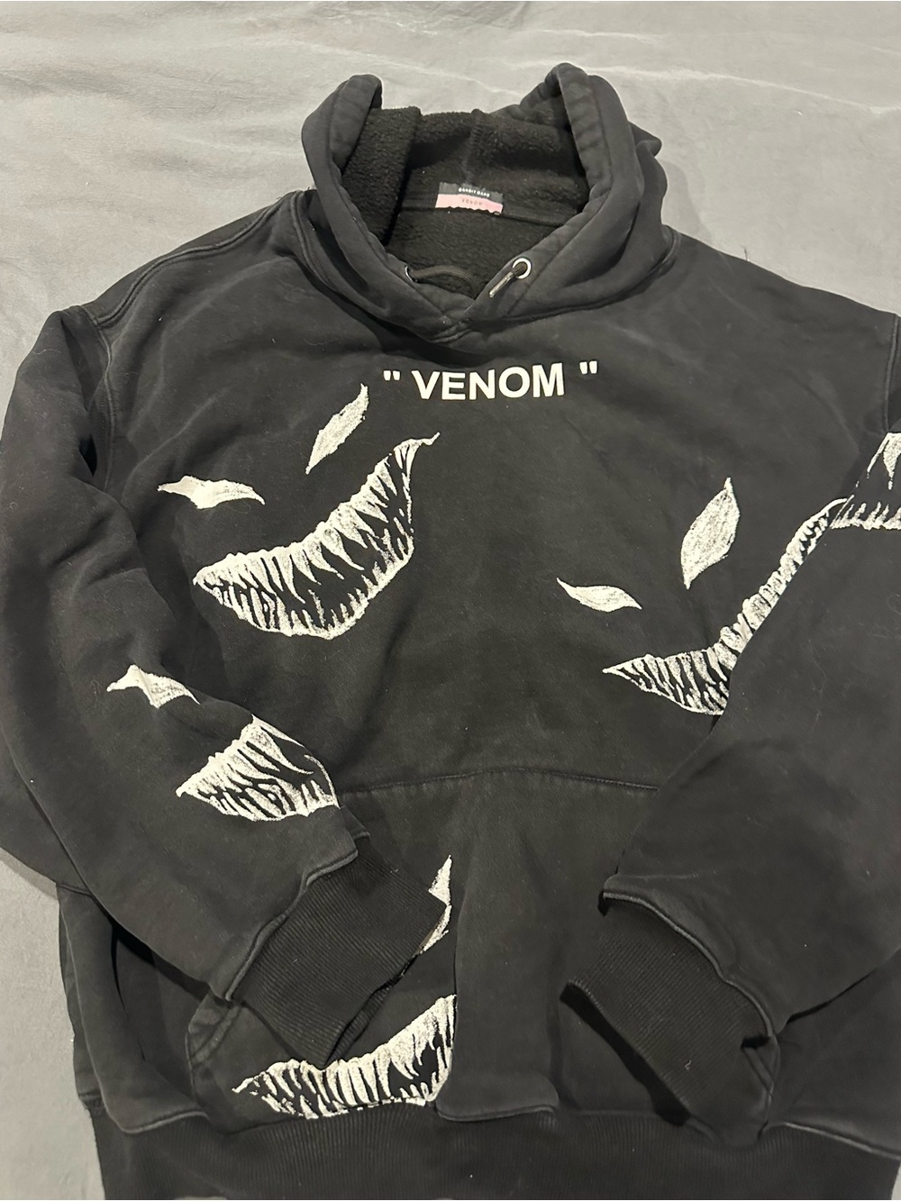 VENOM Black Graphic Hoodie - Unbranded